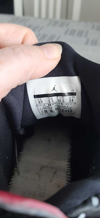 Jordan nr 38,5  damskie, czarno-rozowe, jesienne, zimowe