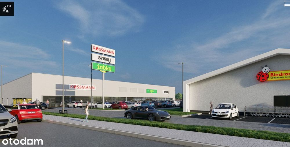 Do wynajęcia lokal 64,63 m² – Park Handlowo-Usługowy , Zielona Wieś