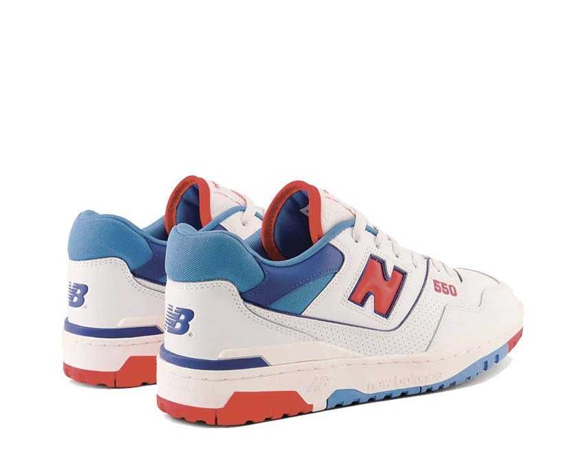 New Balance 550 Branco Vermelho/Azul