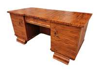 Gabinetowe biurko ART DECO z 1930 rok. Palisander.