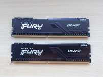 Pamięć RAM DDR4 Kingston Fury 16GB (2×8) 3200Mhz Cl16