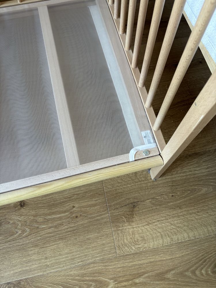 Łóżko dziecięce 120x60 Sniglar plus materac Skonast