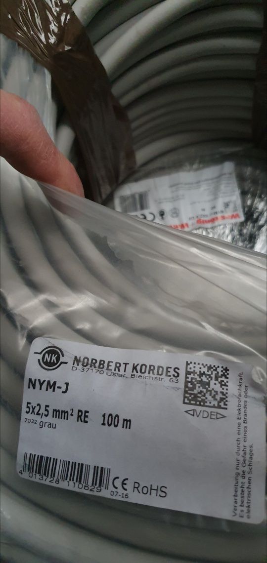 Kabel 5x2.5  100m