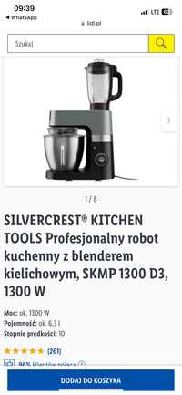 SILVERCREST Profesjonalny robot kuchenny z blenderem kielichowym,