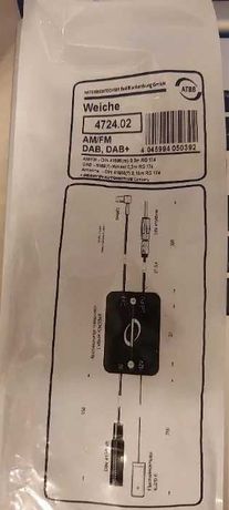Bad Blankenburg Splitter adapter radia analogowego radio DAB 4724.02 A