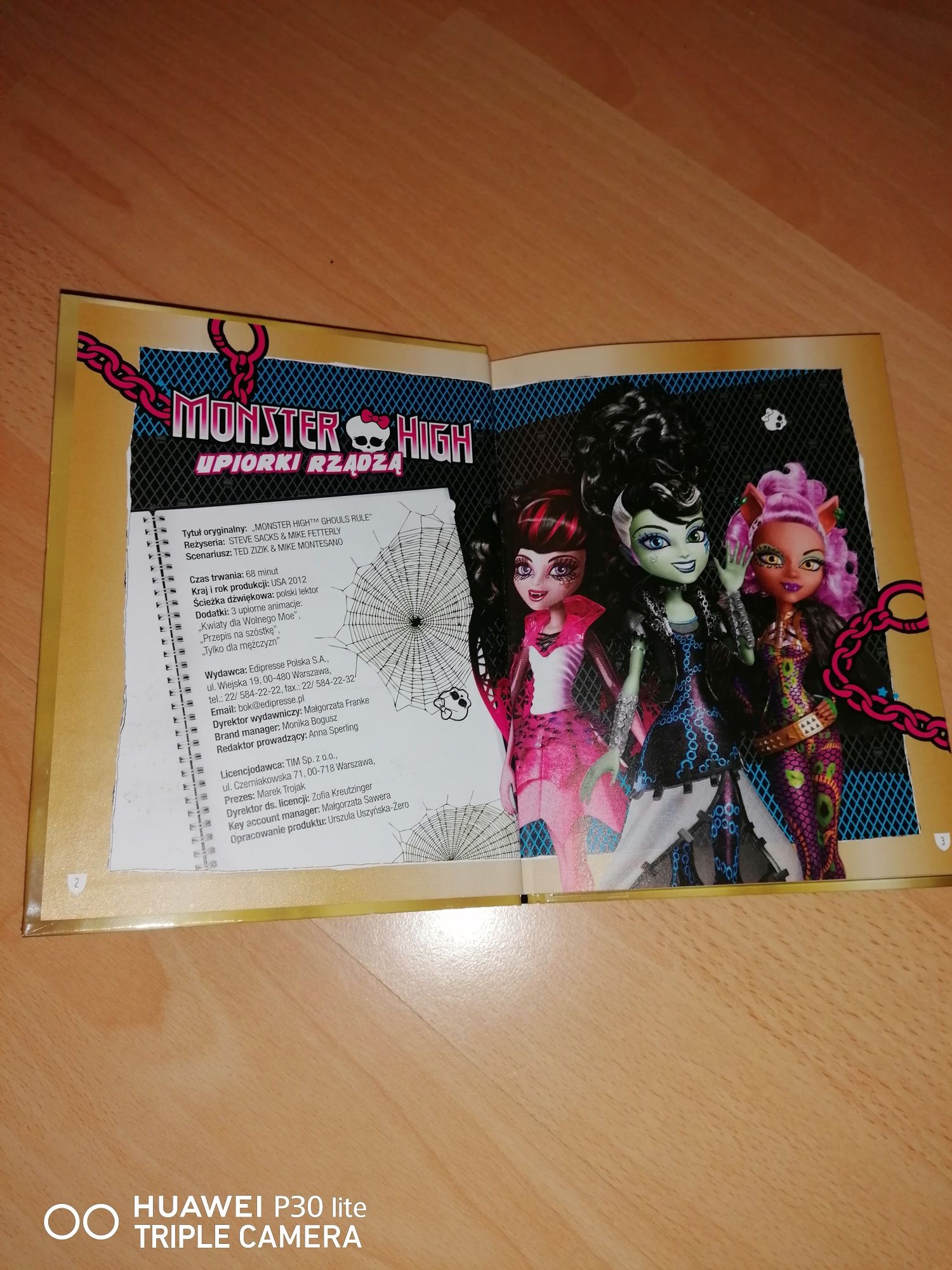 Monster High książka i DVD