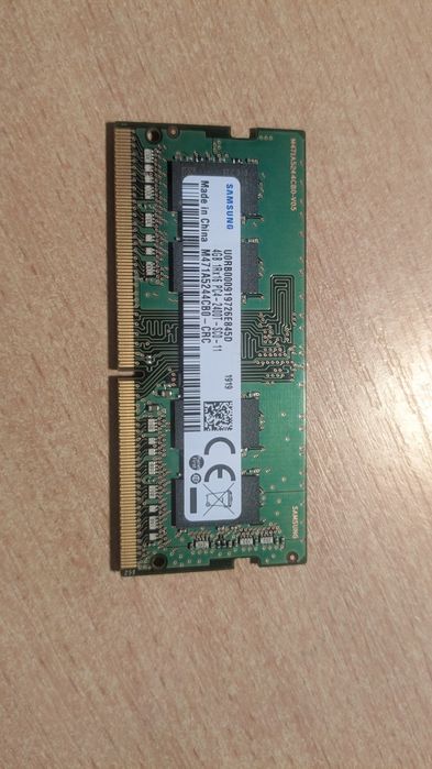 4гб DDR4 sodimm 2400, Samsung, ram 4gb, озу