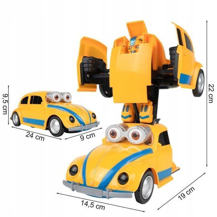 Auto Transformujące Robot Samochód Garbus
