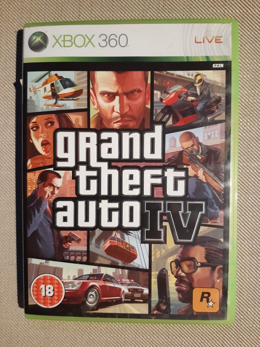 Gra GTA 4 na konsolę xbox 360