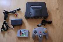 Zestaw Konsola Nintendo 64 N64 Pad Gra kable PAL EUR ŁADNY STAN
