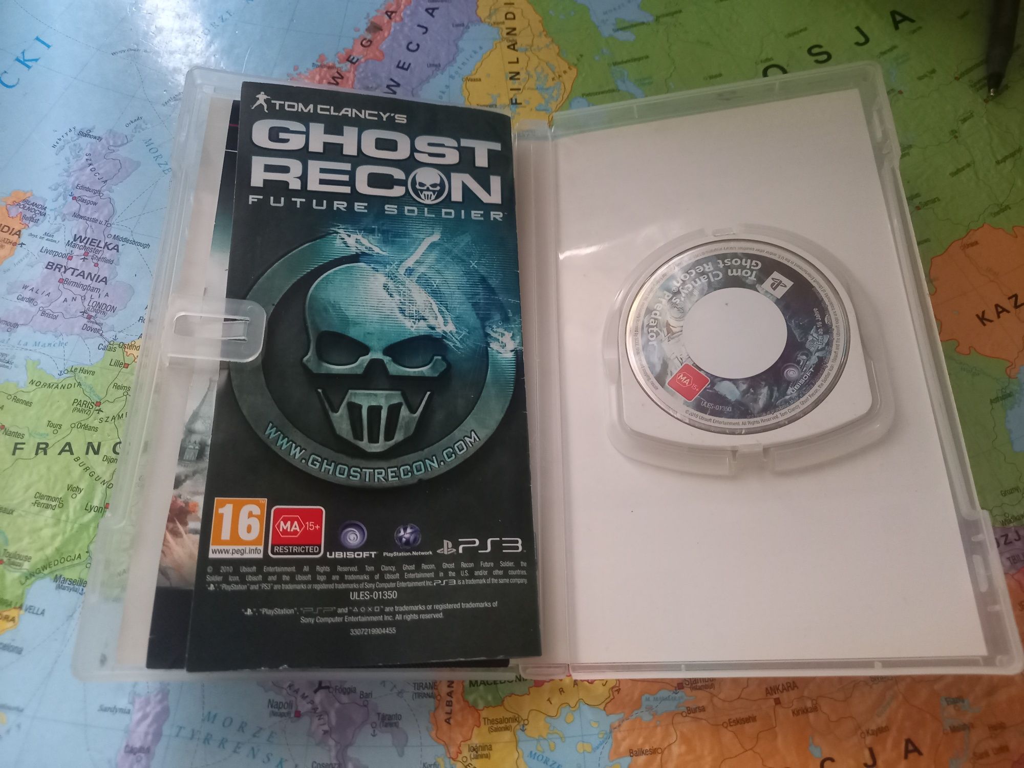 Gra Sony psp tom clancy's ghost recon predator wersja premierowa