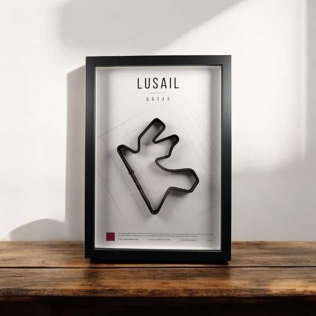 Об'ємна Рамка з 3D Трасою LUSAIL Circuit Лусаїл 32x23x3 F1 Qatar GP