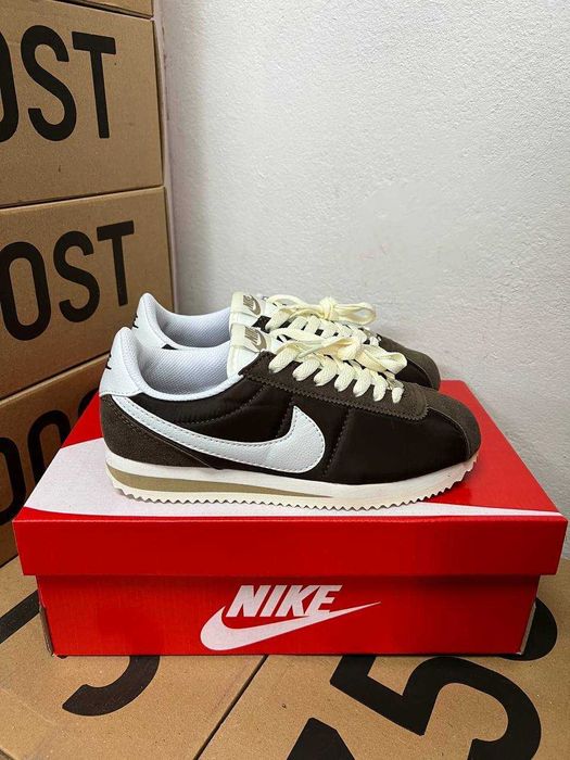 Женские кроссовки Nike cortez brown / Найк кортез коричневые 37 38 39