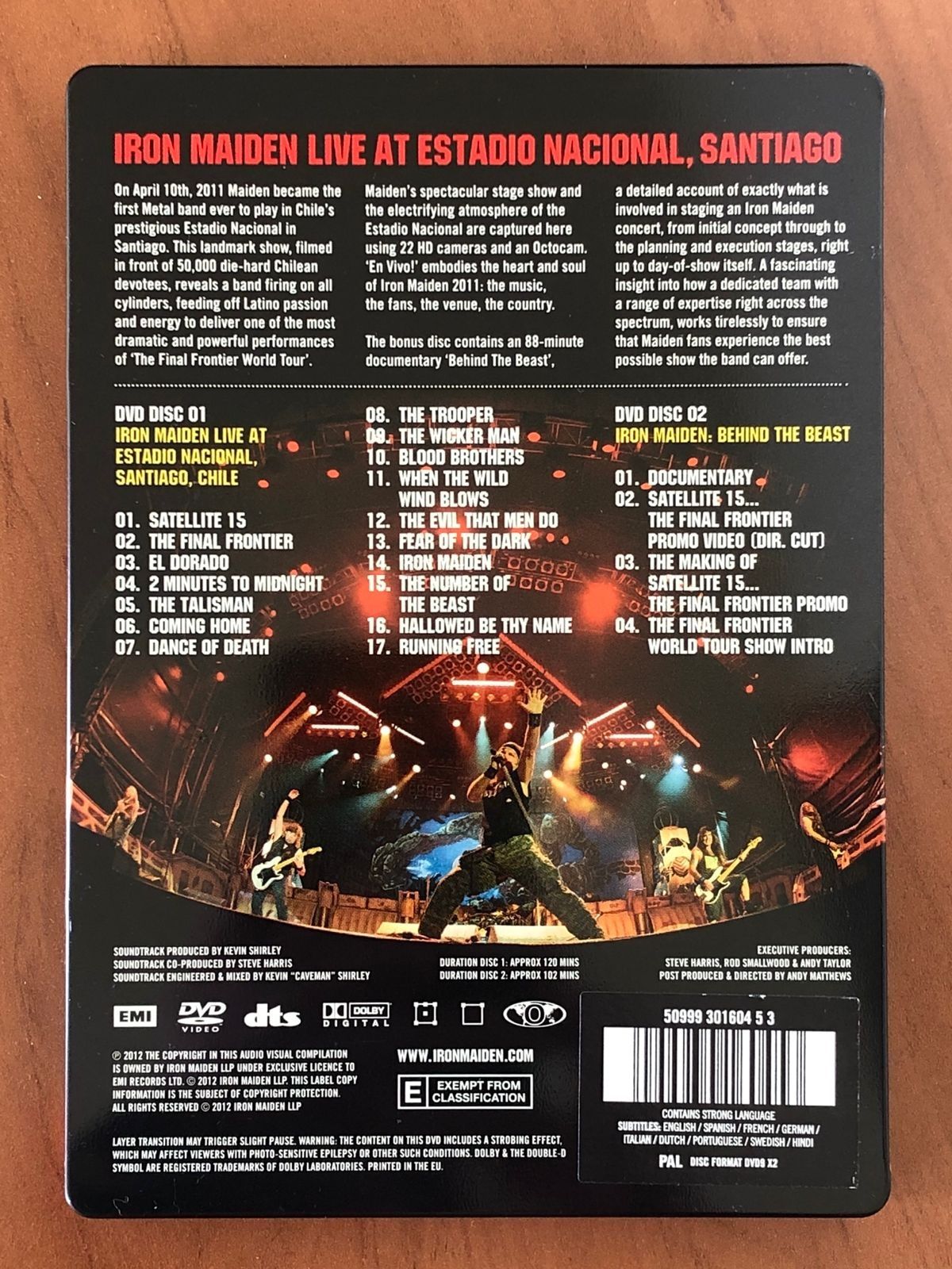 Iron Maiden En Vivo dwu płytowy album DVD