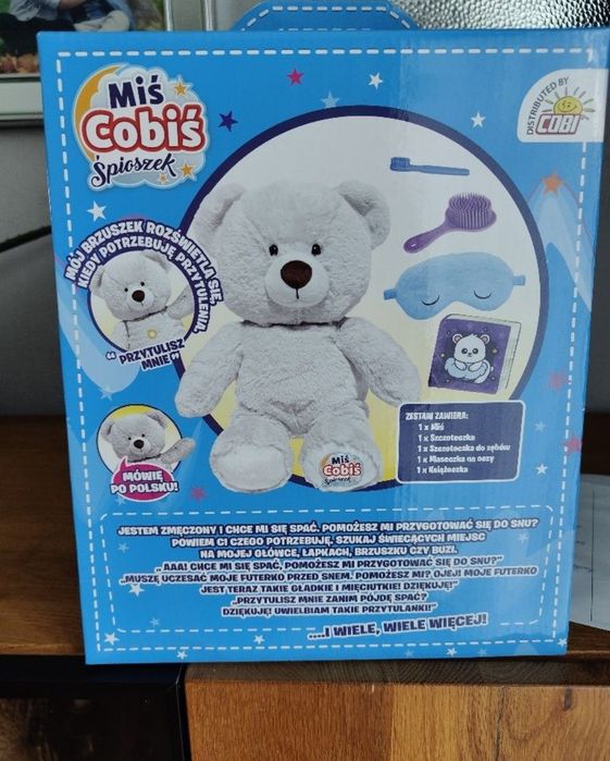 Interaktywny Miś Cobiś śpioszek.