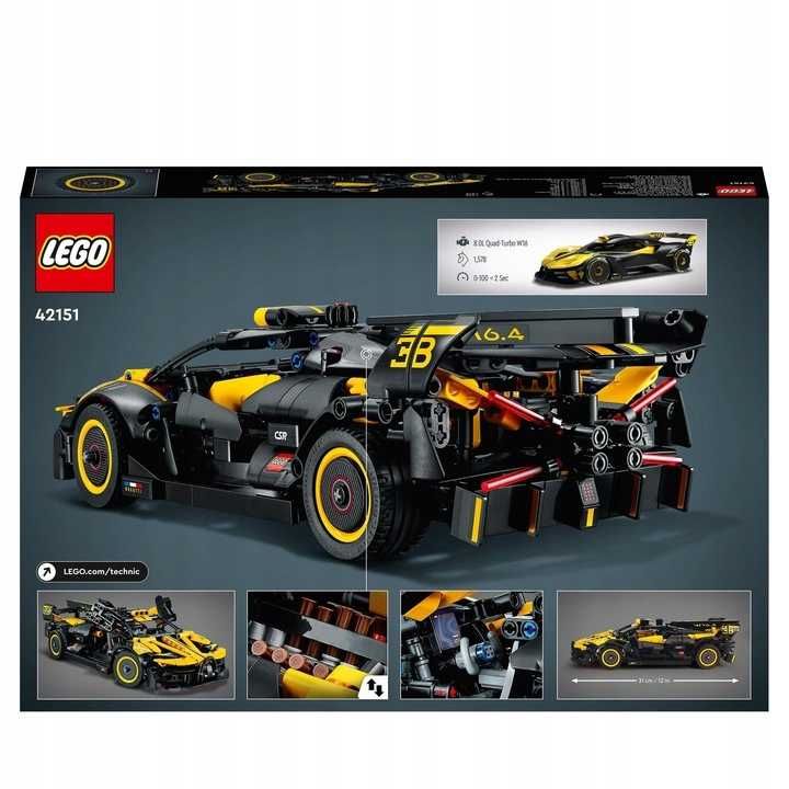 Zestaw Prezent LEGO Technic 42151 BUGATTI BOLIDE 906