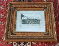 Quadro Barraca Agrícola colónia de África datada 1895