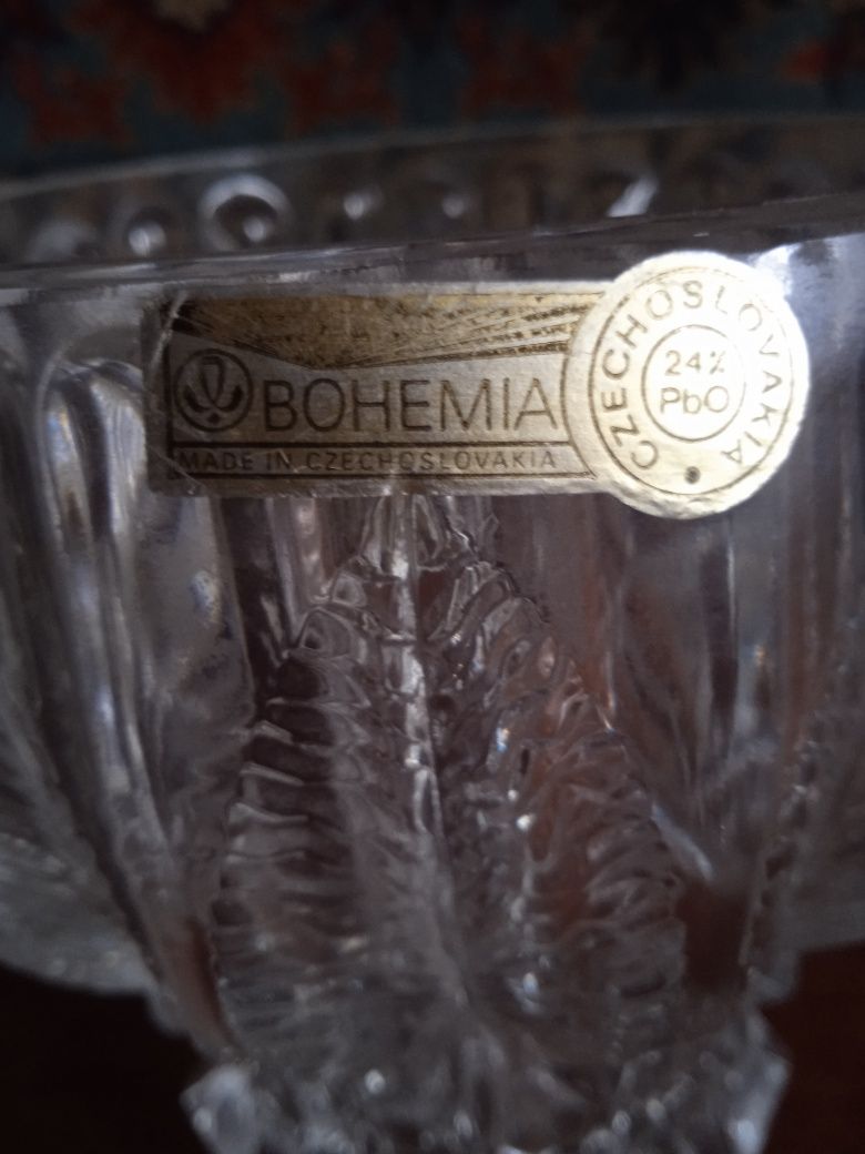 Ваза "BOHEMIA" хрусталь