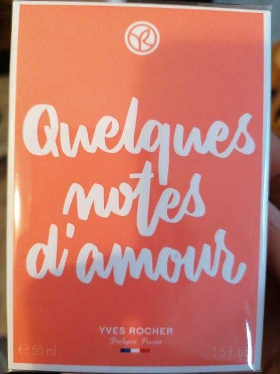 Woda perfumowana quelques notes d'amour 50ml yves rocher