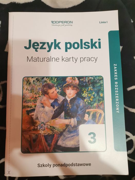 Język polski, Maturalne karty pracy 3, zakres rozszerzony Operon