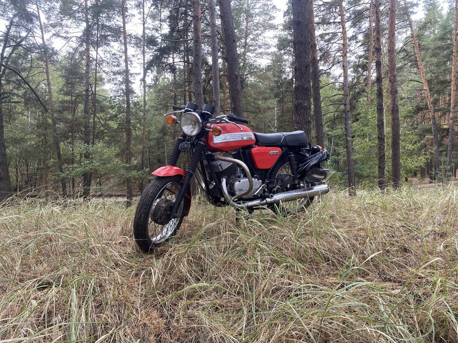 Ява 638 з мотором 634 ,заводиця, димить, їде!!