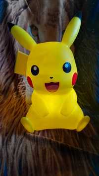 Lampka pikachu 39,5 cm pokemon nintendo klejona sprawna