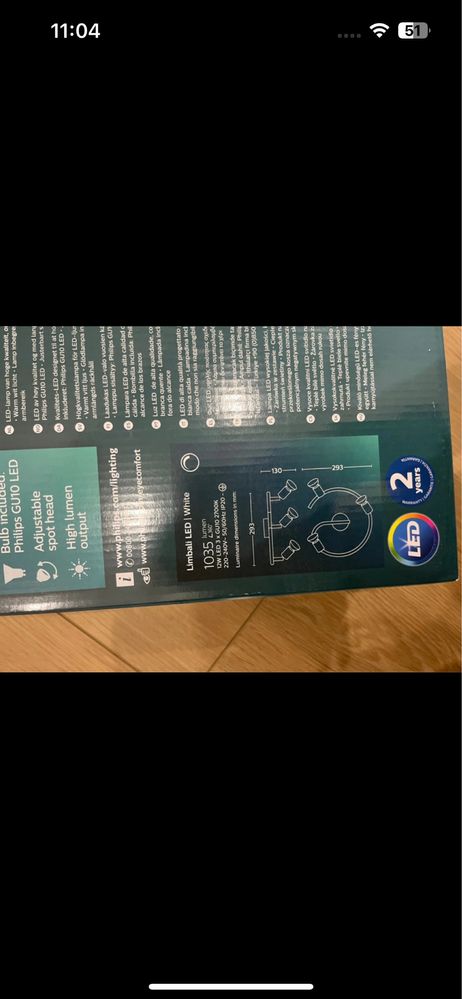 Lampa led philips