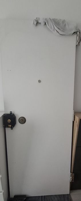 Porta de casa c/ fechadura nova