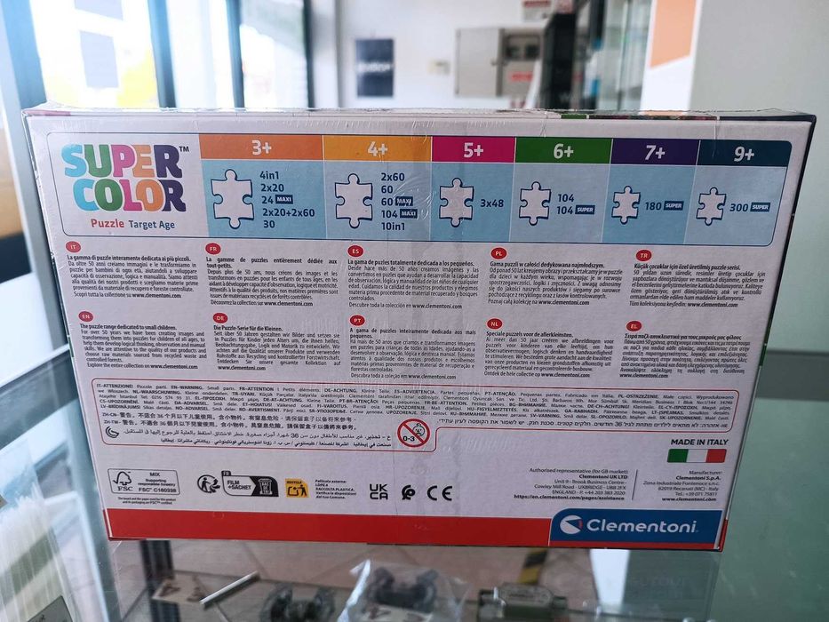 Puzzle Clementoni Disney Encanto Super Color 38x27cm 104 peças