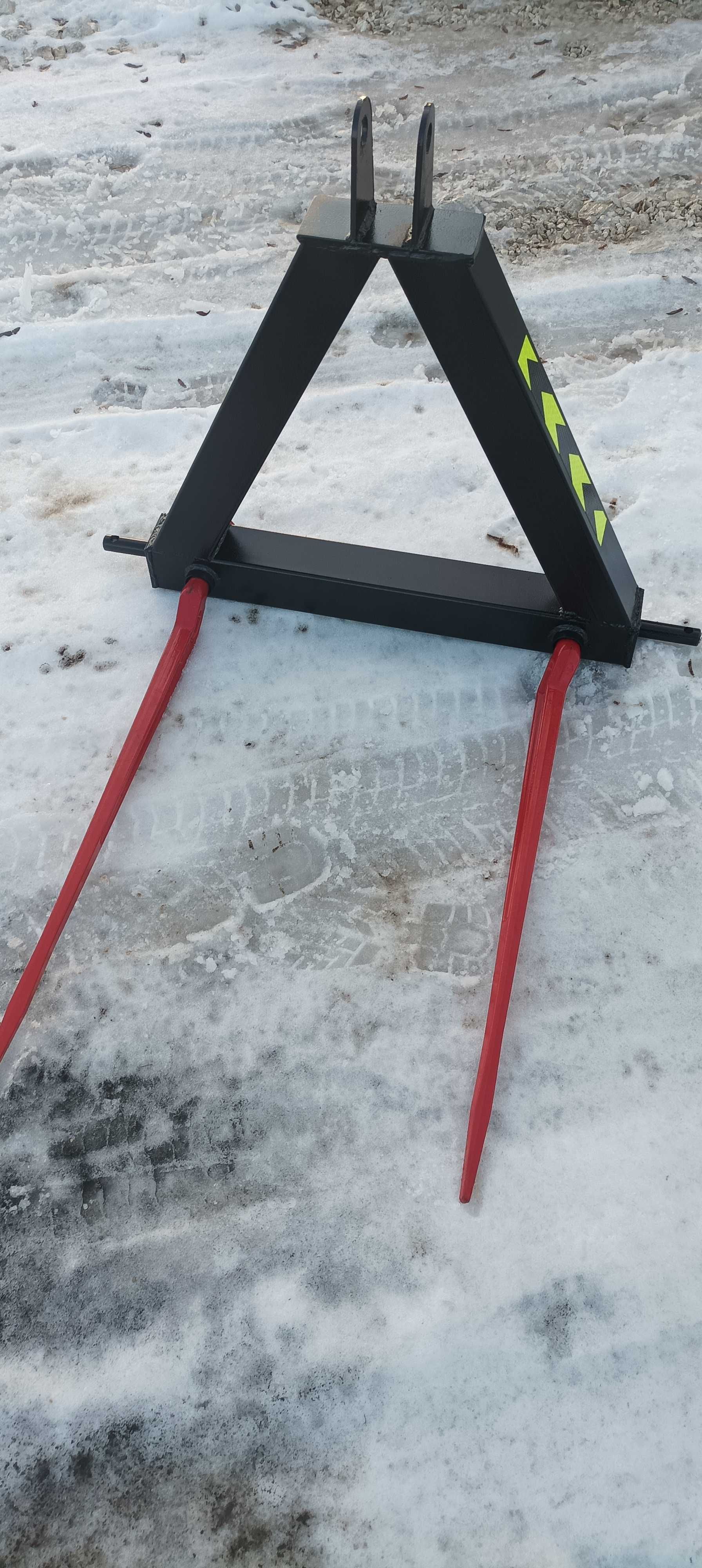 widły na tylni tuz do transportu bel ząb kuty widlak