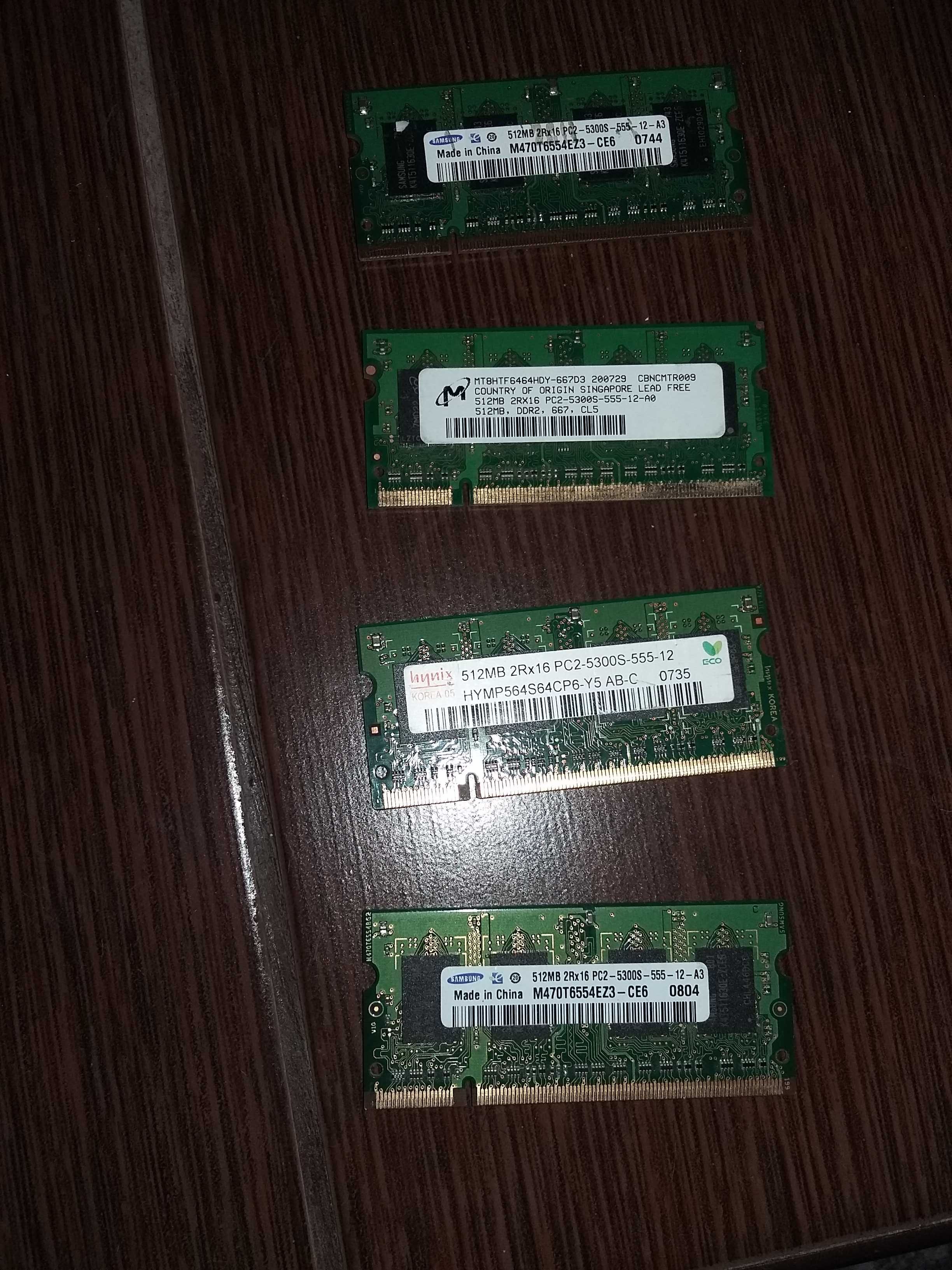 Оперативная память so-dimm DDR2 DDR3 1Gb/2Gb/4Gb/512Mb озу оперативка