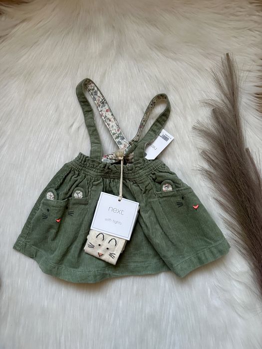 Nowy piękny komplet rajstopki spódniczka 80 next