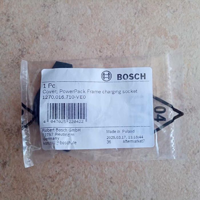 Tampa tomada de carga Powerpack - Ativo/Desempenho - Bosch