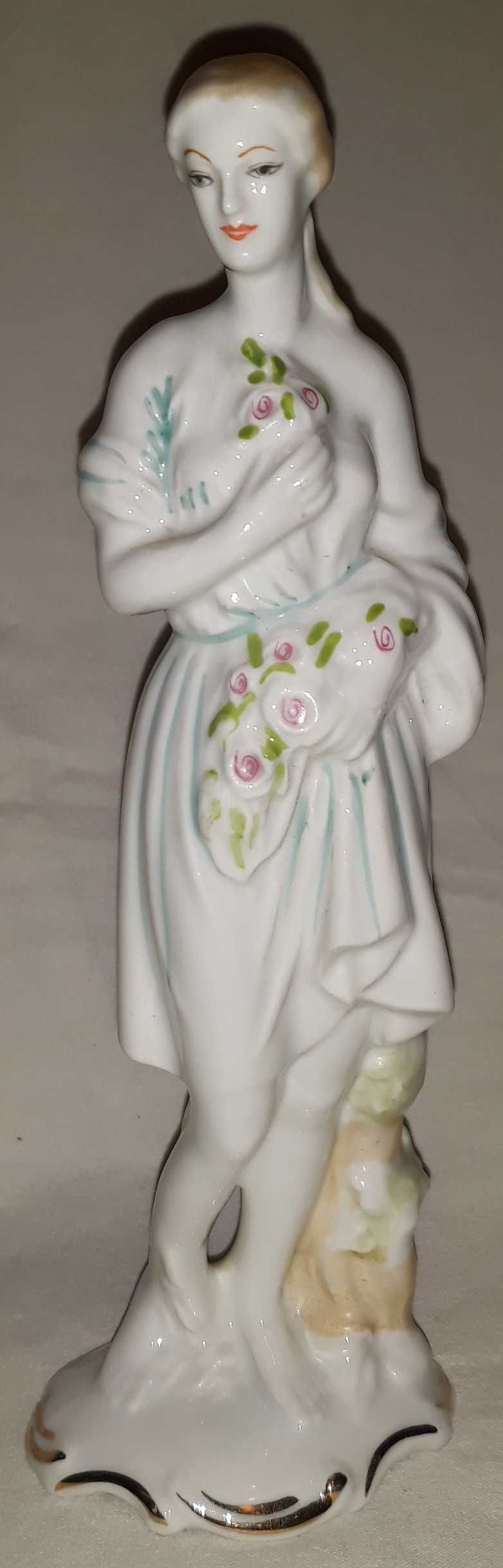 porcelanowa figurka kobieta