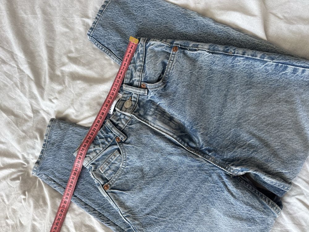 сині джинси zara