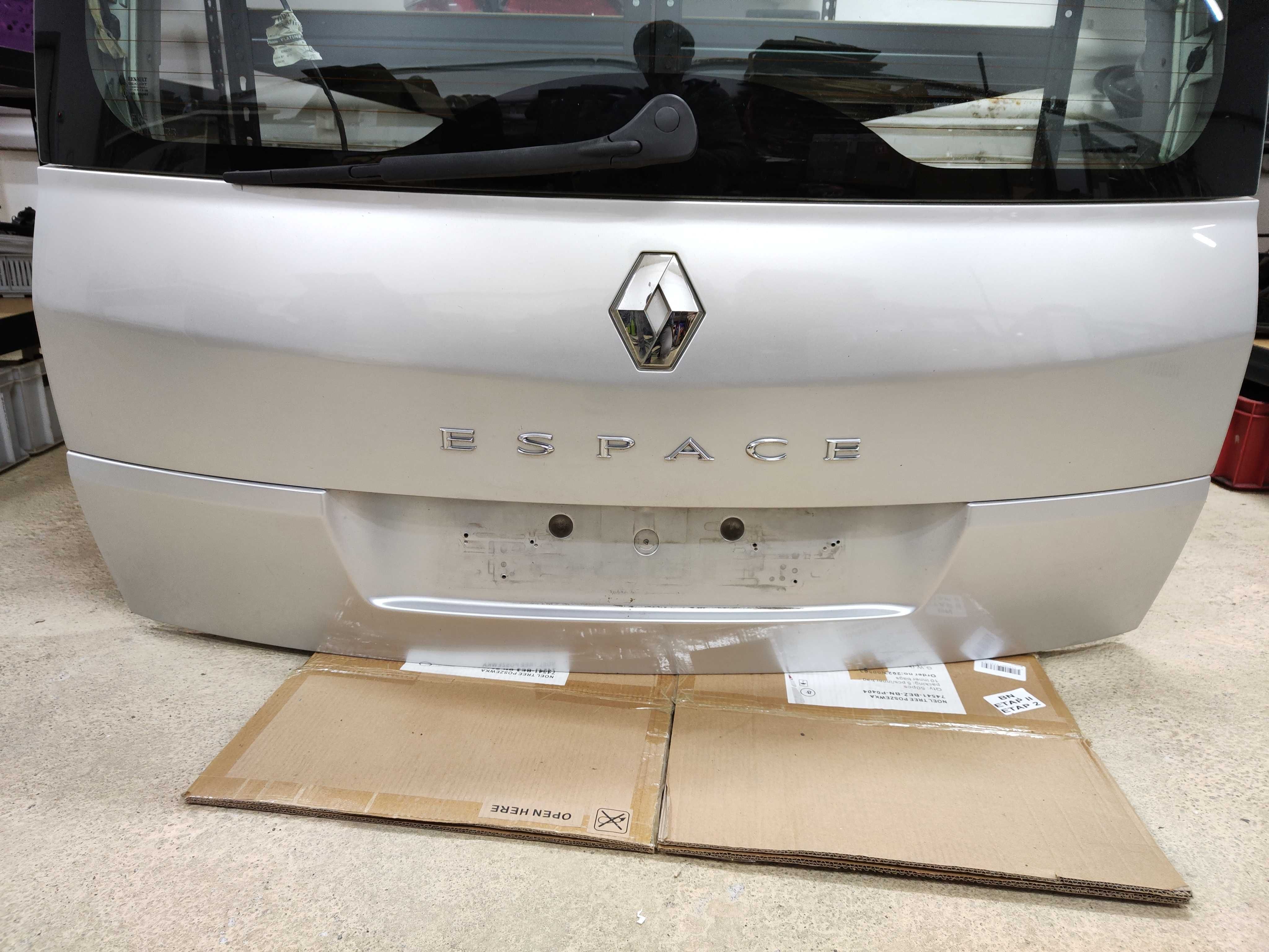 Renault Espace 4 - Klapa bagażnika - TED69 - SREBRNA