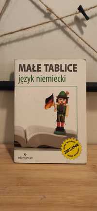 Język niemiecki, Małe tablice gramatyka