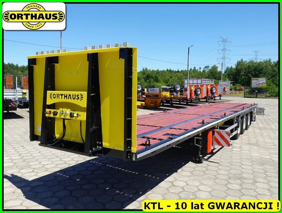 Orthaus 20, 30, 40 Ft - kontenerowa z podłogą MOCNA Ład. 40 TON !!!  Gotowa do odbioru !!! Kontenerowa z podłogą,  2x oś podnoszona, KTL !