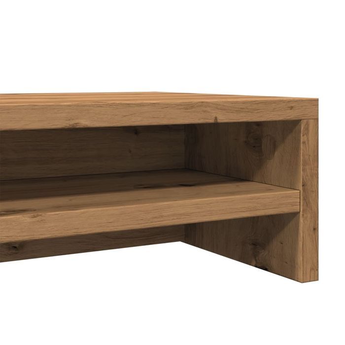 Vidaxl Podstawka Pod Monitor, Dąb Artisan, 100X24X13 Cm