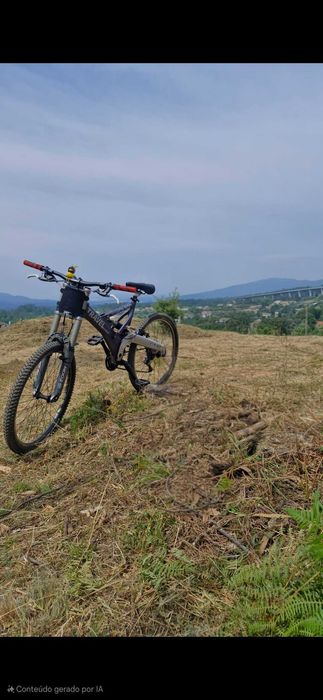 Bike travel downhill
