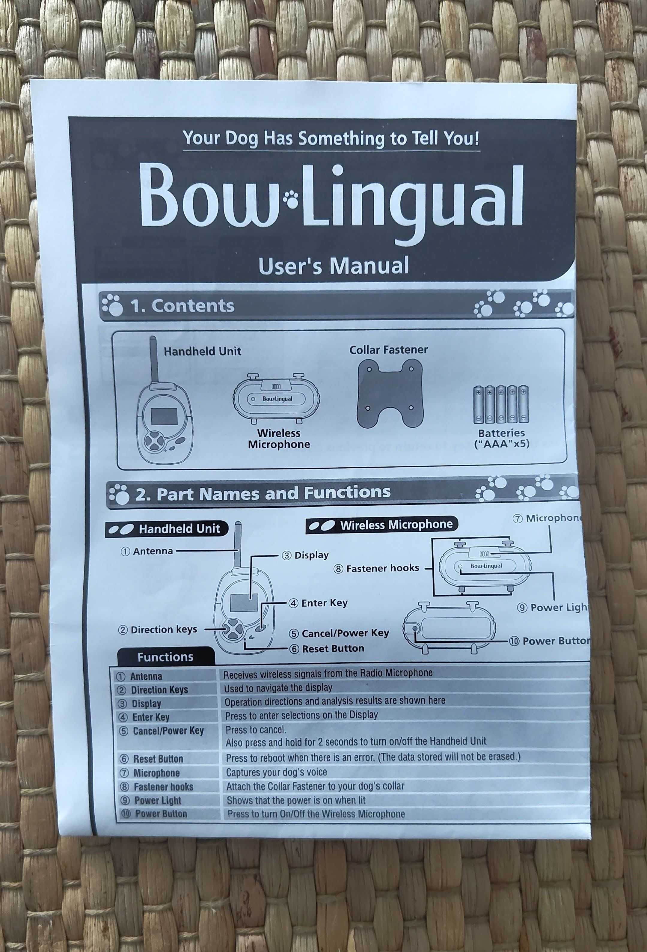 Bow Lingual - Psi translator!