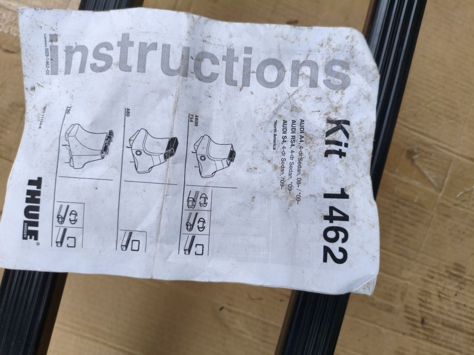Bagażnik dachowy Thule Audi A4 B8