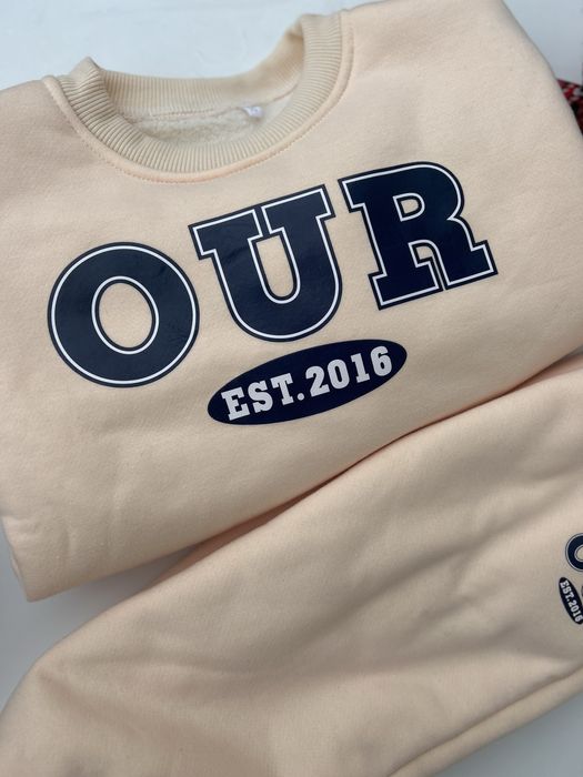 Продам утеплений штучним хутром костюм