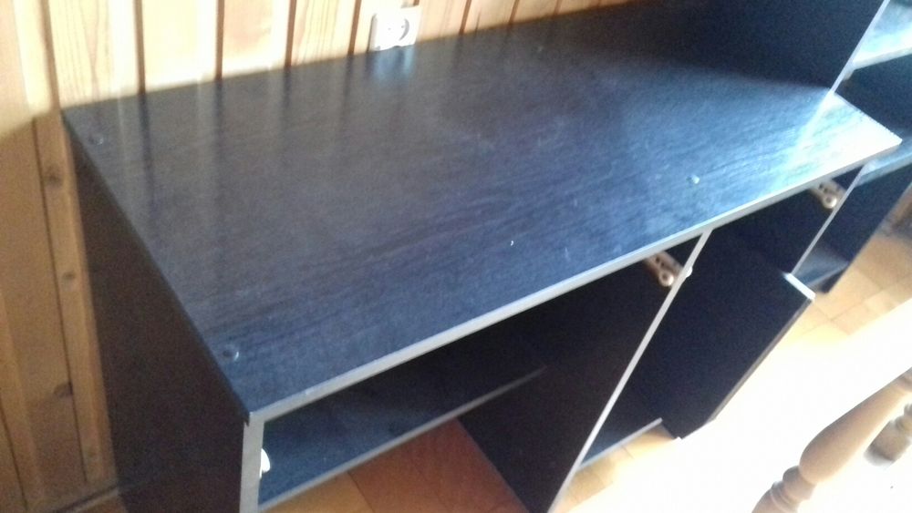 Biurko komputerowe i regał na książki, komplet