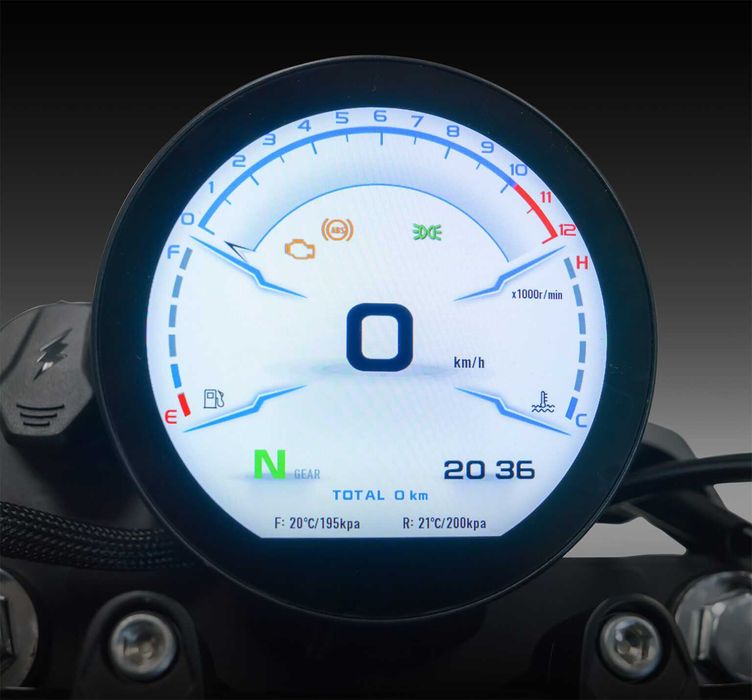 Motocykl QJ MOTOR SRV 125 Benelli kat. B lub AM Zontes Keeway quadon