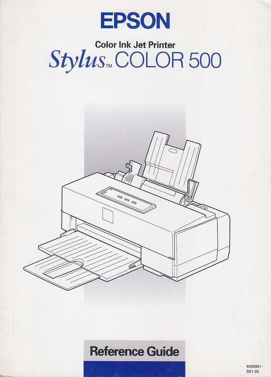 EPSON Stylus COLOR 500 | podręczniki
