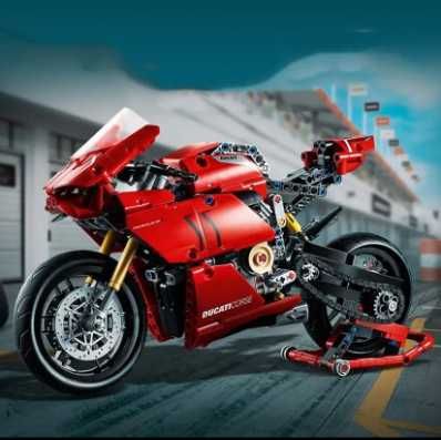 Klocki wzór LEGO Ducati Panigale V4 Motocykl Prezent Wyścigowy Pudełko