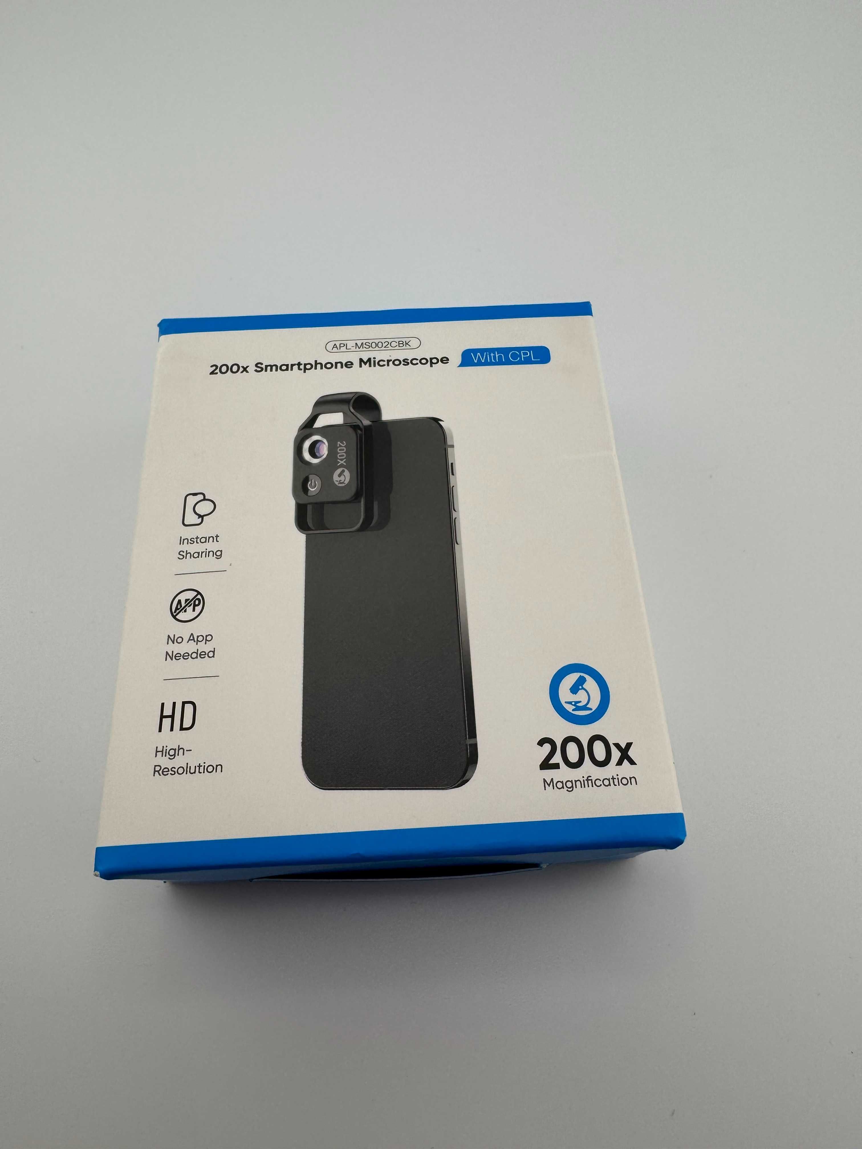 Obiektyw Do Smartfona Mikroskop Powiększenie 200x APEXEL APL-MS002