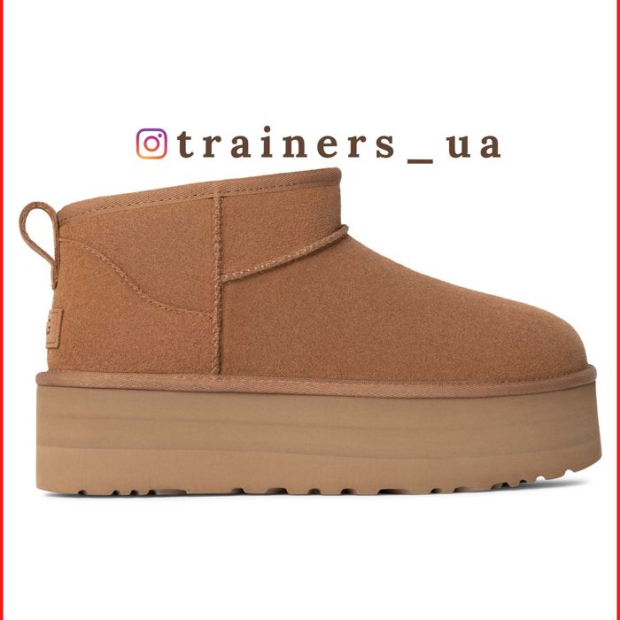 ОРИГИНАЛ UGG Classic Ultra Mini Platform 1135092-CHE ботинки угги УГГ