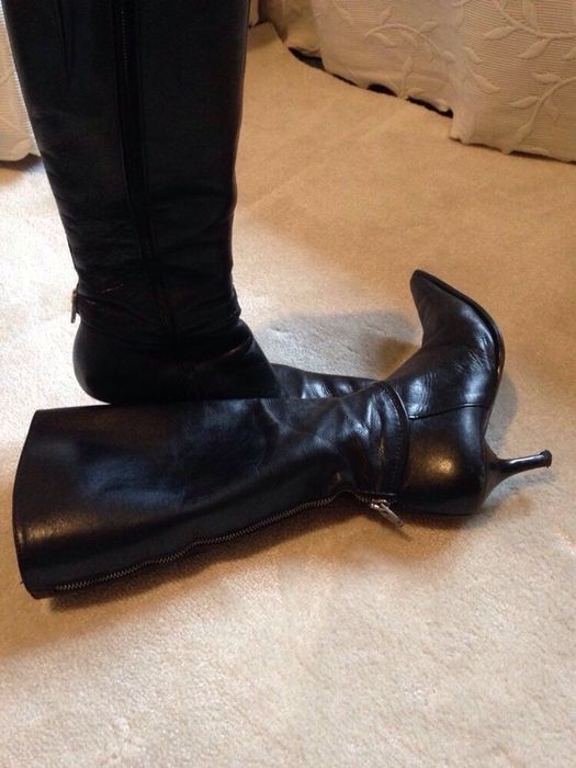 Sapatos e Botins em pele tam 36 Mango